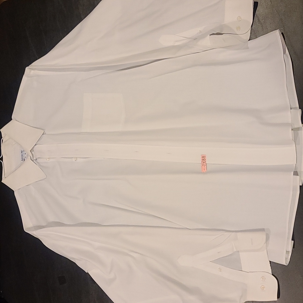 Kent Arrow men's dress shirt, white size 17 34/35